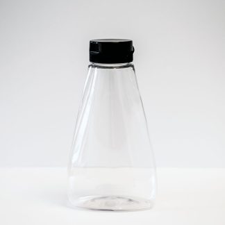 Flaske 350ml Droplet Squeezer/clear