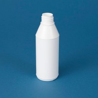 Flaske 250 ml hvid /28 mm/MDPE