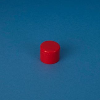 Klapkapsel 28 mm rød glat