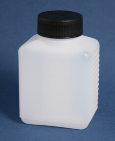 Flaske firkantede 250 ml naturel/40 mm
