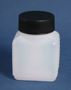 Flaske firkantede 100 ml naturel/40 mm