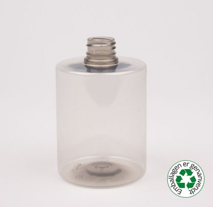 Flaske 500ml klar cylindrical 28/410 R-pet
