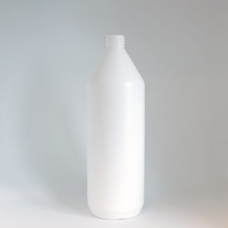 Flaske 1 l. hvid UN-godk. / 28 mm